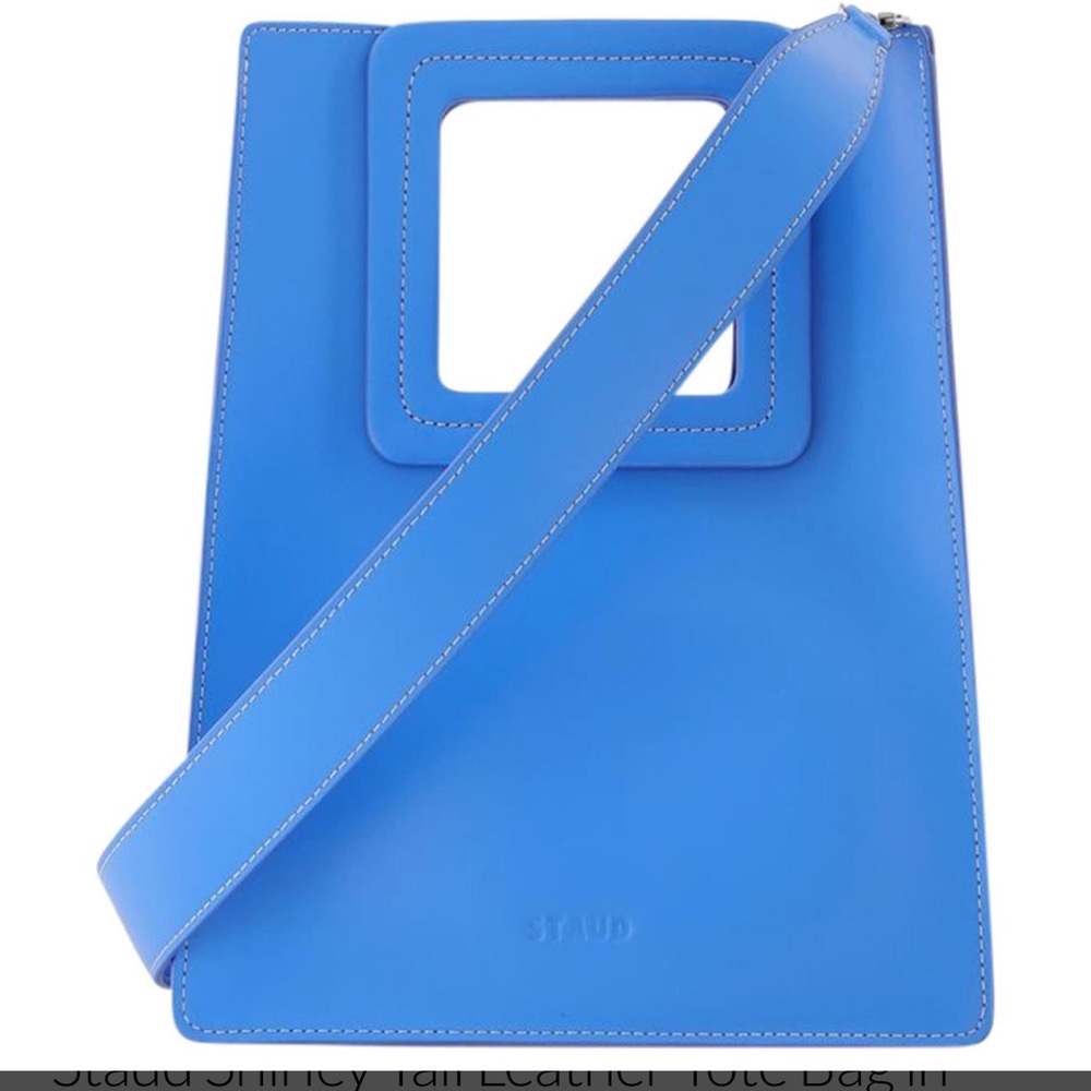 STAUD Vibrant Blue Tote Bag New, no tags but the straps are in original package